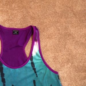 Multi Colored Racerback Tank